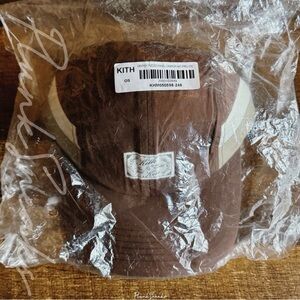 Kith Pieced Panel Griffey Camper Cap Hat • OS • Prelude Brown • 2023